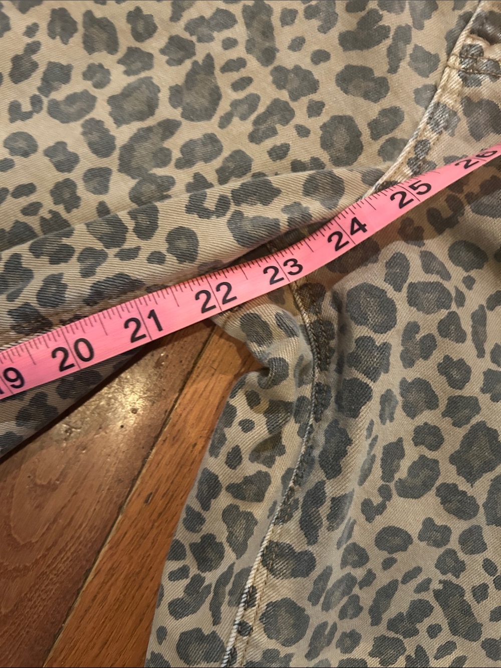 American Eagle Leopard Print Jeans 14 Short - Picture 7 of 8